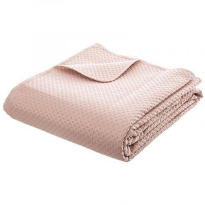 Dessus de lit 240x260 Dolce rose + 2 taies