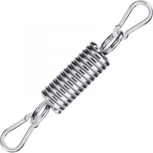 Jamais UTILISÉ]Crochet de Ressort de Hamac, Il a 2 M10 Mousqueton de Fixation, 1 Ressort de Suspension, Accessoires de Balançoire De Chaise Extérieure