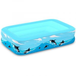 Pataugeoire Gonflable, Piscine, Piscine Gonflable,Piscine Gonflable pour Enfants, Piscine bébé, Baignoire Portable, Pataugeoire Enfant,120cmx90cmx36cm
