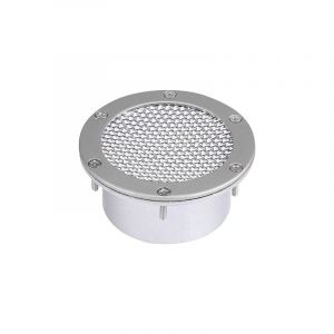 Entrées d'air de Voiture, Entrée d'air de Pare-Chocs de Grille de Conduit d'air de Voiture de Course Universelle pour Prise d'air Froid (Argent)