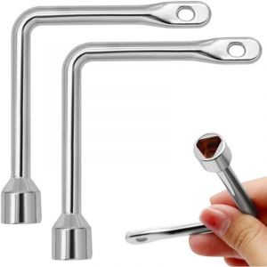 2 pi&egrave;ces M&eacute;tal Cl&eacute; Triangle Poubelle, Clef Triangle, Cle Triangulaire Cle Triangle Cl&eacute; Armoire Electrique Pour Bo&icirc;te &Eacute;lectrique Gaz Eau Compteur &Eacute;lect