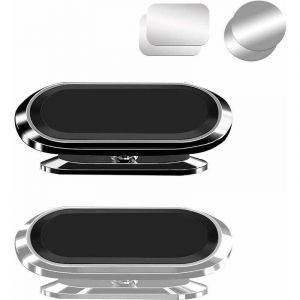 2 Pi&egrave;ces Support T&eacute;l&eacute;phone Voiture Magn&eacute;tique, Super Magnet 360 &deg; Support de T&eacute;l&eacute;phone Portable R&eacute;glable, Support de Smartphone Antid&eacute;rapant pour