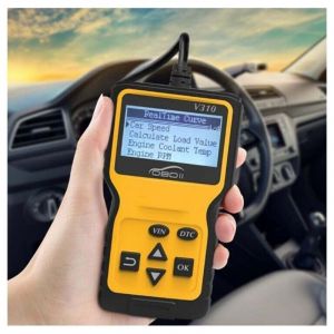 MP69033 OBD2 Scanner Universel Lecteur de Code d'erreur de Moteur, Outil de Diagnostic Can pour Tous Les protocoles OBD II Voitures Depuis 1996, jaune