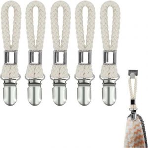 Pince &agrave; Serviette, Accroche Torchon, Pince &agrave; Suspendre Pour Serviette de Plage, Crochet Torchon Porte Serviette Salle de Bain, Pour des Armoires