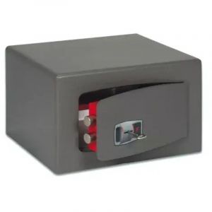 TECHNOMAX &ndash; Coffre-fort &agrave; fixer &agrave; cl&eacute; double panneton, 2 p&ecirc;nes, 9 L, 22x28x20 cm