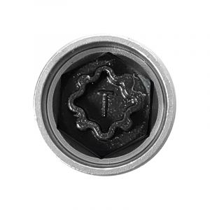 Lifcausal - Clé à douille antivol pour écrou de roue de sécurité 817/T 17 mm pour Audi A6 A3 A4 A5 tt