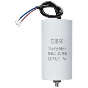CBB60 450V 30&micro;F 50/60HZ Condensateur,Condensateur de d&eacute;marrage,Condensateur de moteur,condensateur cbb60,condensateurs,avec fils