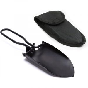 Pelle pliante portable, pelle de camping, truelle pliante en acier inoxydable, mini pelle de tranchée pour jardin extérieur