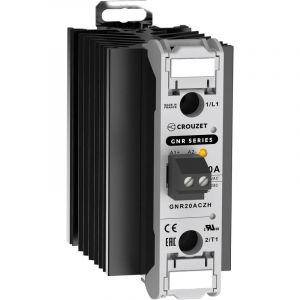 Crouzet - Relais à semi-conducteurs GNR45DCZP 45 a Tension de contact (max.): 500 v/ac à commutation au zéro de tension 1 pc(s) Y717622