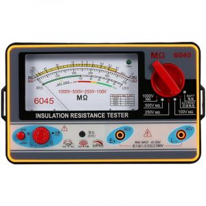 Testeur de r&eacute;sistance d'isolement num&eacute;rique, 100 V/250 V/500 V/1 000 V, m&eacute;gohmm&egrave;tre, ohmm&egrave;tre, m&eacute;gohmm&egrave;tre d'isolement, plage de mesure de 0 &agrave; 2 000