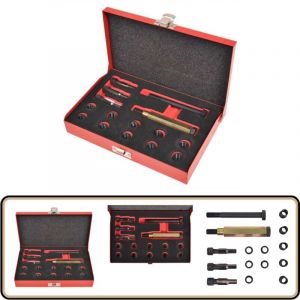 Kit réparation filetage bougie de préchauffage 15 pcs M10x1,0mm - Outil Mécanique - Kit Réparation Bougie - Filetage Bougie - Préchauffage Moteur