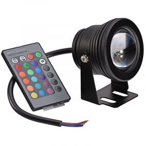 Projecteur Submersible &agrave; LED, &Eacute;clairage Sous-marin IP67 &Eacute;tanche RGB, 10W Projecteur LED pour &Eacute;clairage Ext&eacute;rieur de Jardin avec Piscine &agrave; Fontaine