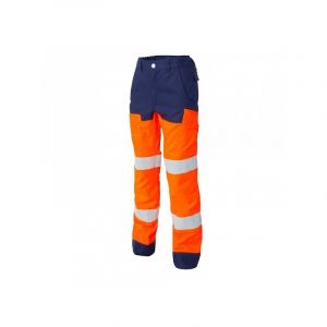 Molinel - Pantalon haute visibilit&eacute; orange/marine CL2 luk light EJ78 - 40