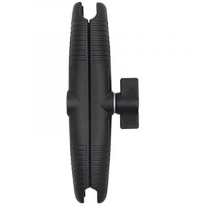 Bras en alliage d'aluminium 17 cm &agrave; double douille avec base &agrave; rotule de 1 pouce pour extension de cam&eacute;ra