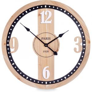 Gift Decor - Horloge murale de style loft paris 1928, 60 cm