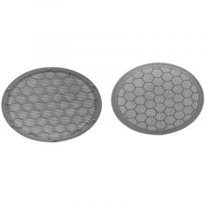 Grilles de haut-parleur gris 165mm compatible avec Leon Toledo Passat Golf - voir liste