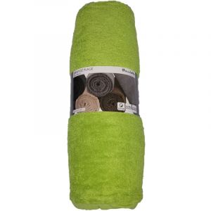 Atelier Du Coton - Serviette drap de plage 100 x 180 cm bouclette uni anis