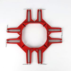 Gabarit de joint à angle droit de 4 pièces, cadre de presse de serrage à angle droit pour cadres de travail du bois, étau d'angle, outils à main,