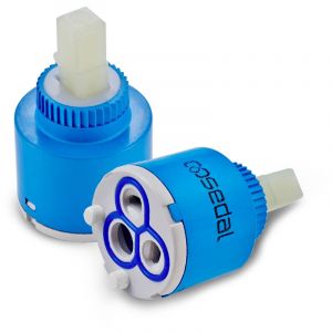 35 mm sedal Cartouche Ceramique pour Robinet, Mitigeur Robinet de Cuisine, Robinet de Salle de Bain, Douche Mitigeur Valve Remplacement Cartouche