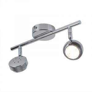 Plafonnier Barre de spots Plafonnier led Spot, avec spots mobiles, 2x5W 2x360lm 3000K, LxH30 x 14 cm