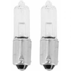 2x Ampoule 12V 21W BAY9S blanc témoin ergots décalés Clignotant Voiture Moto