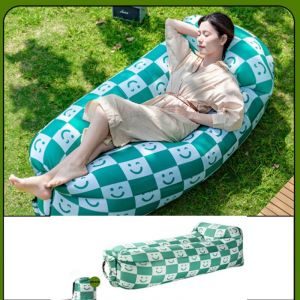 Canapé gonflable avec sac de transport, chaise de plage portable, étanche et anti-fuite, idéal pour le camping, les voyages, la randonnée et la