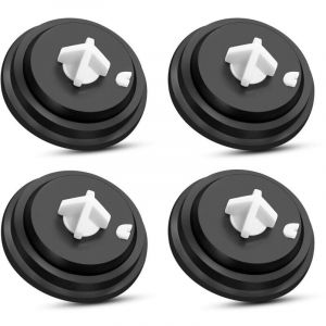 4 Pi&egrave;ces Joint Chasse d'eau WC, Membrane Chasse d'eau parfait R&eacute;paration Express, Soupape Diaphragme chasse d&rsquo;eau pour L'entretien de La Chasse D'eau