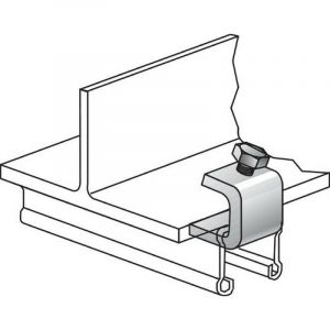 Hilti 304194 - Clip &eacute;tau galvanis&eacute; &agrave; chaud MQT-C22-F - Pack de 10