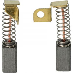 Balai de charbon 12,2 x 6,3 x 6,3 mm remplace Flex 879058, 364266, 869734 pour outil électrique, ponceuse à col long + ressort - Vhbw