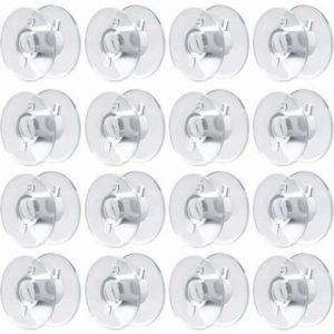 60 Pcs Canette Machine a Coudre Bobines pour Machine &agrave; Coudre Canette Plastique Canettes Machine &agrave; Coudre pour Brother Singer Kenmore Janome la