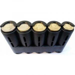 CSPARKV Monnayeur Distributeur des 5 Principales Pi&egrave;ces Euro, Porte-Monnaie Ceinture, Id&eacute;al pour Serveur, Serveuse, Chauffeur de Taxi, Bus,