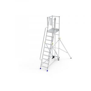 Matisère - Escabeau 13 marches - Sortie latérale - Hauteur max. travail 5.25m - ER13SL-SPD