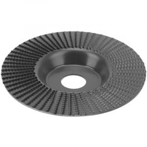 Disque de Sculpture sur Bois Meuleuse Fa&ccedil;onnage Disque 125mm Carbure de Tungst&egrave;ne Meule Sculpture Disque Abrasif pour le Travail du Bois(Le noir),
