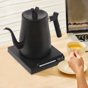 1 litre Petit appareil électroménager Bouilloire électrique intelligente à bec droit Bouilloire électrique classique pour café Bouilloire électrique