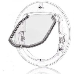 Chati&egrave;re transparente &agrave; cadre fin, chati&egrave;re pour fen&ecirc;tre, compatible avec vitre, chati&egrave;re pour fen&ecirc;tre, verrouillage 4 positions, petite chati&egrave;re