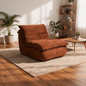 Coco Living Fauteuil Nuvia - chocolat - 80 x 100 x 75 cm