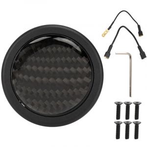 Kit de boutons poussoirs de klaxon en Fiber de carbone, pour 6 boulons, pour volant Sparco, pièces modifiées de voiture automobile