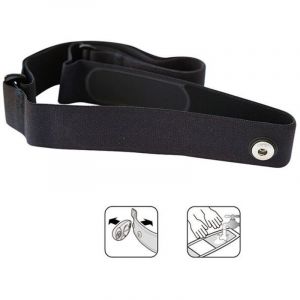 Ceinture de Remplacement Elastique Sangle de Poitrine Ceinture Cardio pour Polar, Garmin, Wahoo Sport Running Moniteur de Fr&eacute;quence Cardiaque