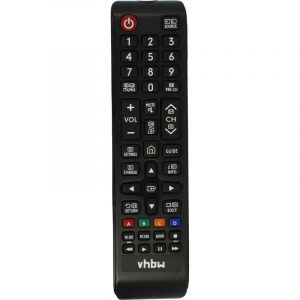vhbw T&eacute;l&eacute;commande compatible avec Samsung UE40NU7125, UE40NU7125KXXC, UE43NU7090, UE43NU7199UXZG, UE49NU7105 t&eacute;l&eacute;vision,TV