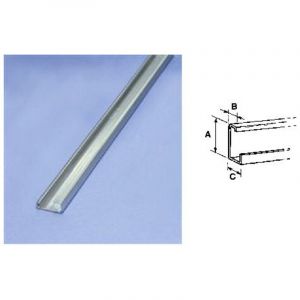 Lot de 42m de profil&eacute; asymetrique en C 32x9x15mm (14 longueurs de 3m) ERICO 558010