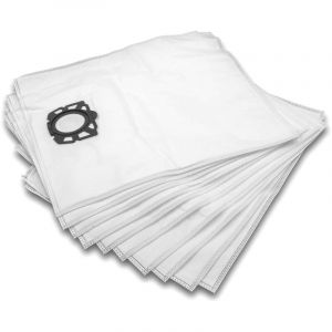 20x Sacs compatible avec Kärcher wd 5.500 m, wd 5.600 mp, wd 5.400 aspirateur - microfibre non tissée, 51cm x 43cm blanc - Vhbw