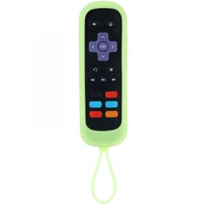 &Eacute;tui de t&eacute;l&eacute;commande silicone anti-salissure lumineux pour TCL Hisense Onn Sharp Element Westinghouse Philips Insignia JVC RCA Hitachi Sanyo Roku