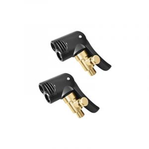 Lablanc - 2 Pièces Embout Gonfleur Velo, Embout de Gonflage, Adaptateur de Gonflage de Valve Embout de Gonflage (2 en 1, Peut Dégonflé)
