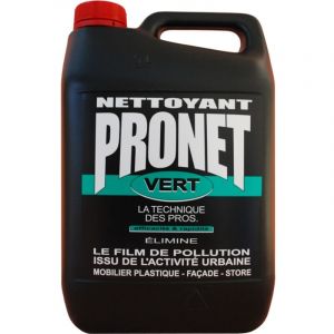Pronet - Nettoyant mobilier plastique carrosserie store vert 5 litres