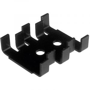 Assmann - wsw V5236B-T V5236B-T Clip de maintien pour transistor 18 k/w (l x l x h) 30 x 25.4 x 7.9 mm TO-220, SOT-32 Q62662