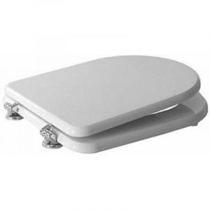 Abattant Wc Abattant Wc Bois Mdf Blanc Grand 45x37 U-shape -3.5 -