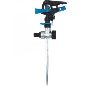 Arroseur &agrave; Pulsation, Arroseur de Pelouse,pour arrosage jusqu'&agrave; 530 m&sup2;, arroseur Circulaire 360&deg;, pour Arroser Les Plantes Fleurs L&eacute;gumes(A)