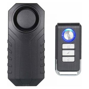 Alarme De V&eacute;lo, Alarme Antivol sans Fil pour V&eacute;lo Moto Voiture V&eacute;hicules Portes Et Fen&ecirc;tres, 113db Super Fort Et &eacute;tanche (T&eacute;l&eacute;commande Incluse)