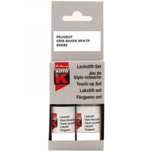 Stylo de retouche peinture Auto-K teinte constructeur Gris Shark 9P/KTP Peugeot/Citroen