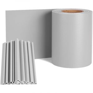 Pvc Protecteur d'&eacute;cran de balcon pare-brise Tr&egrave;s &eacute;pais non-transparent Protecteur d'&eacute;cran Feuille de cl&ocirc;ture Double tige Tapis Largeur de bande